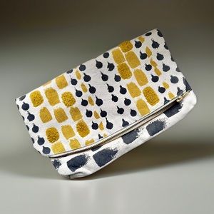 Boutique Zipper Painted Clutch Bag